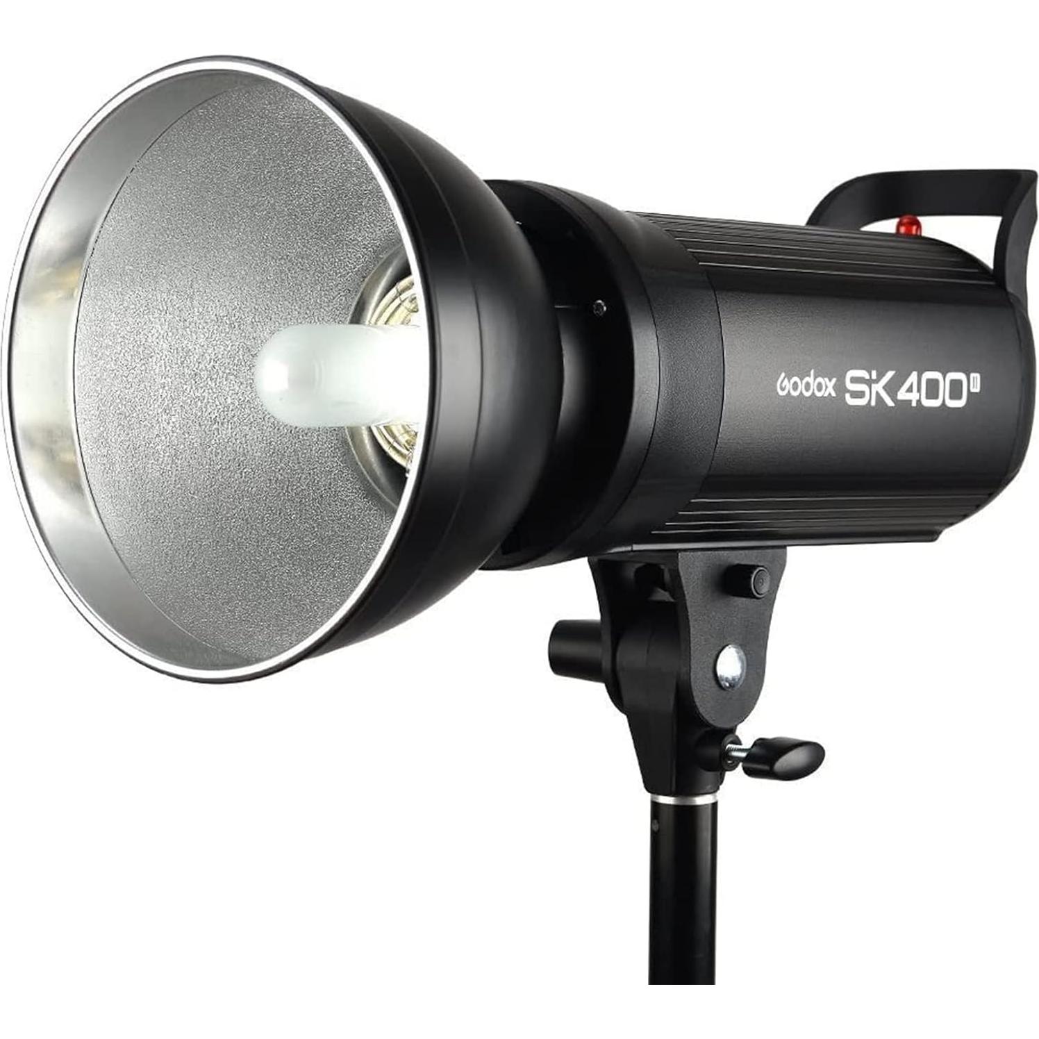 Flash Estroboscópico Godox SK400II 400Ws 5600K 150W para Estudio