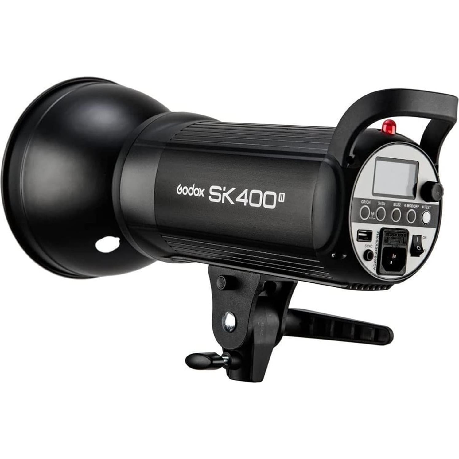 Flash Estroboscópico Godox SK400II 400Ws 5600K 150W para Estudio