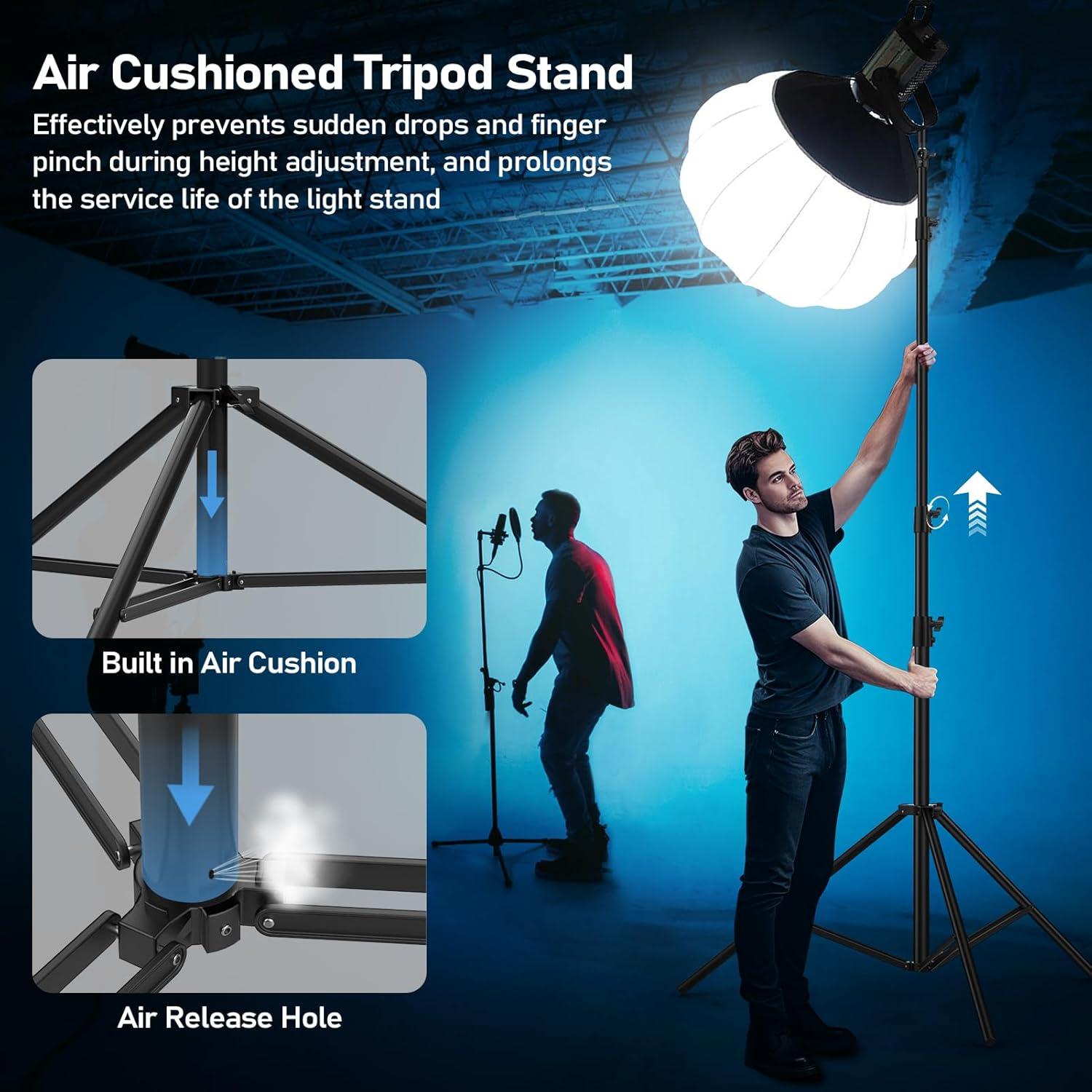 Soporte de Luz de Servicio Pesado Sdfghj 4m Ajustable Metal