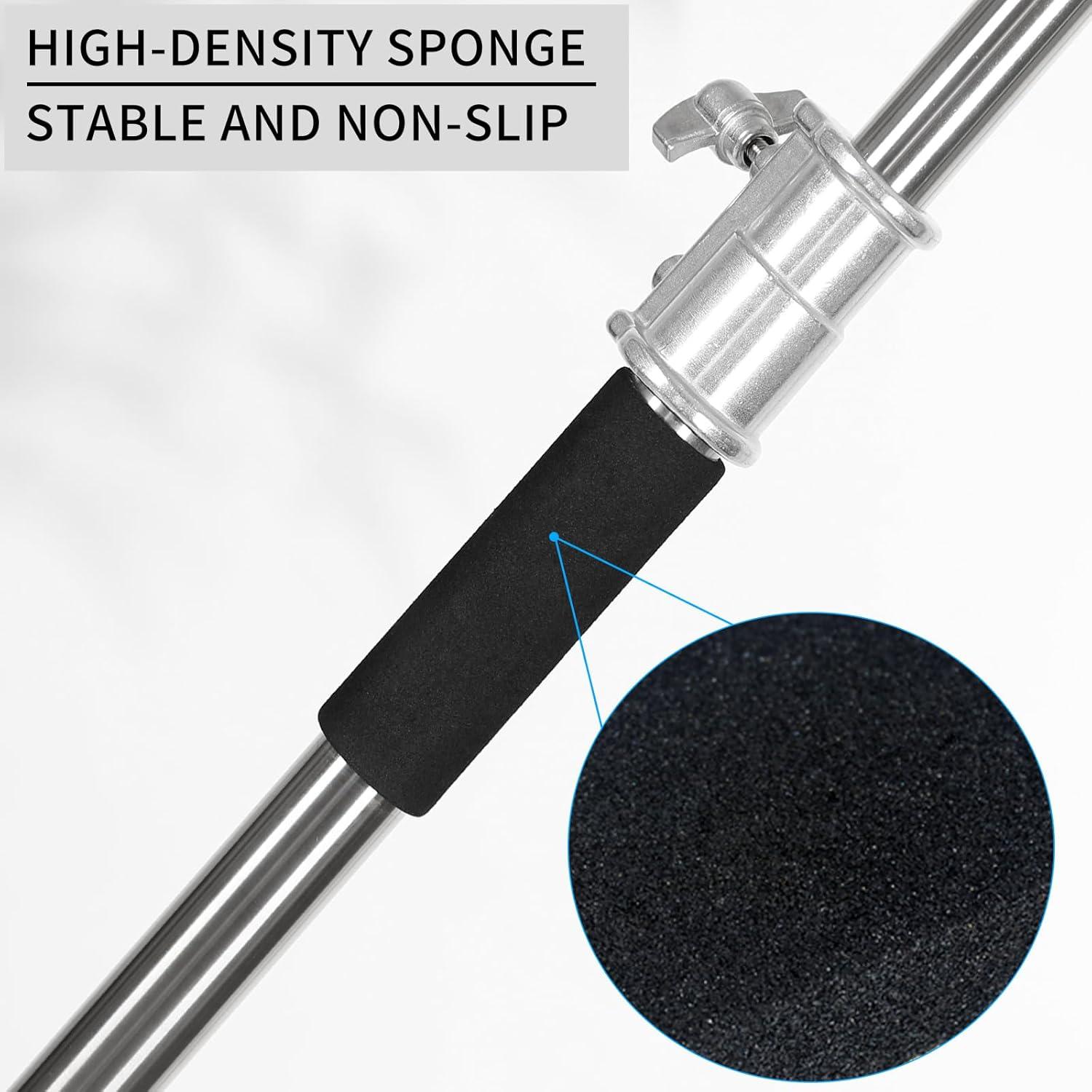 Soporte C de Alta Resistencia Konseen - Paquete de 2 con Ruedas