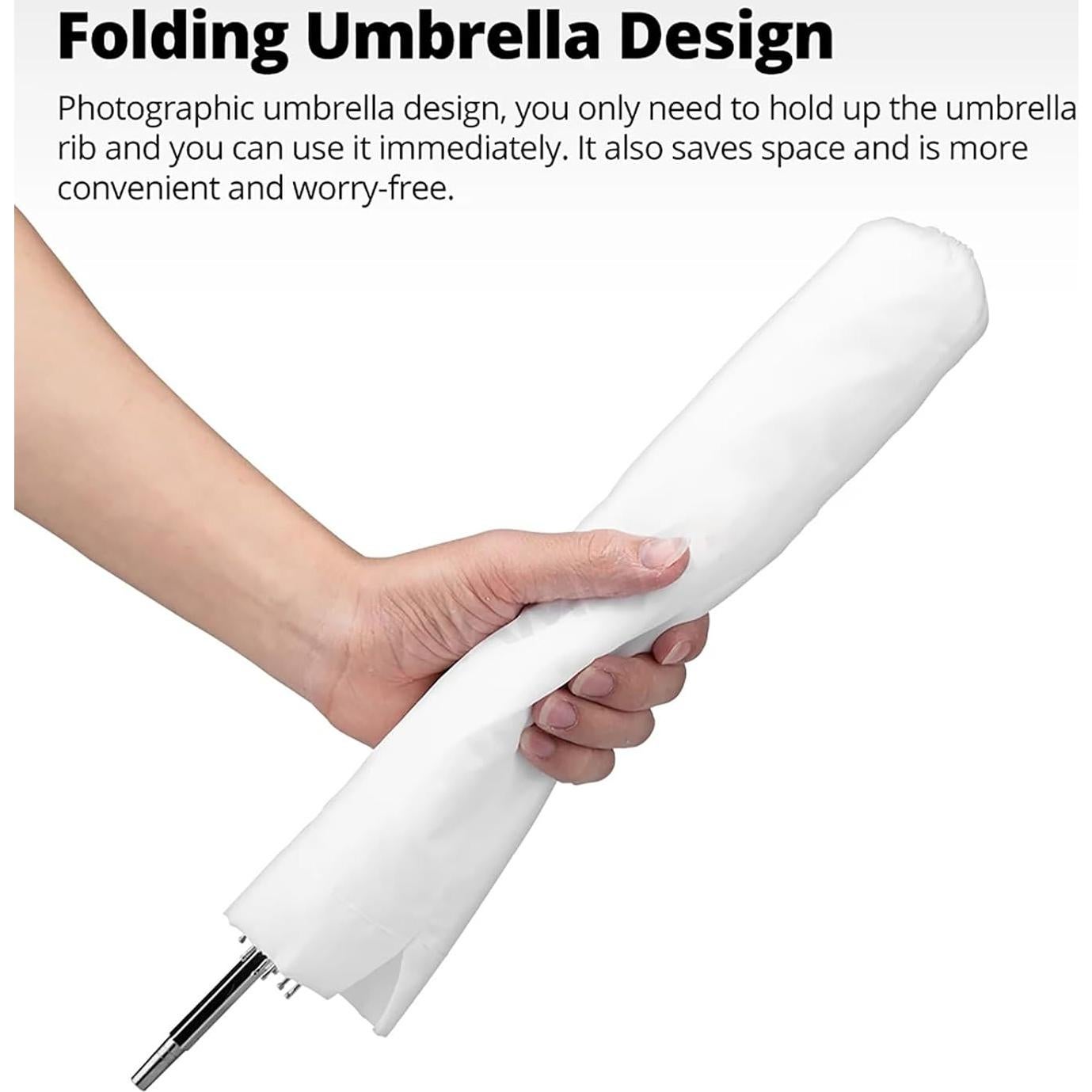 ADS5 Reflective Umbrella Photography Studio Soft Light Umbrella Large Diffuser Reflector Umbrella for Studio