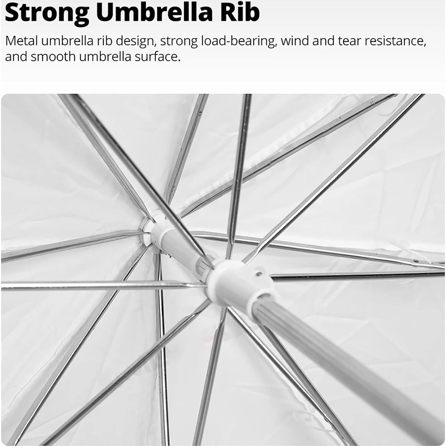 ADS5 Reflective Umbrella Photography Studio Soft Light Umbrella Large Diffuser Reflector Umbrella for Studio