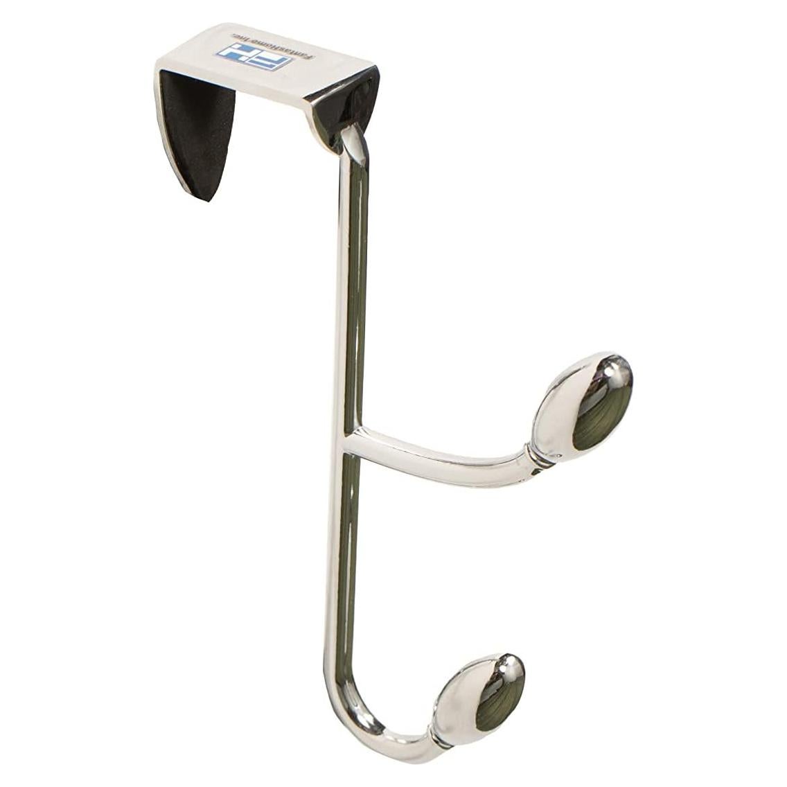 Gancho sobre puerta FantasHome 2 ganchos plata resistente