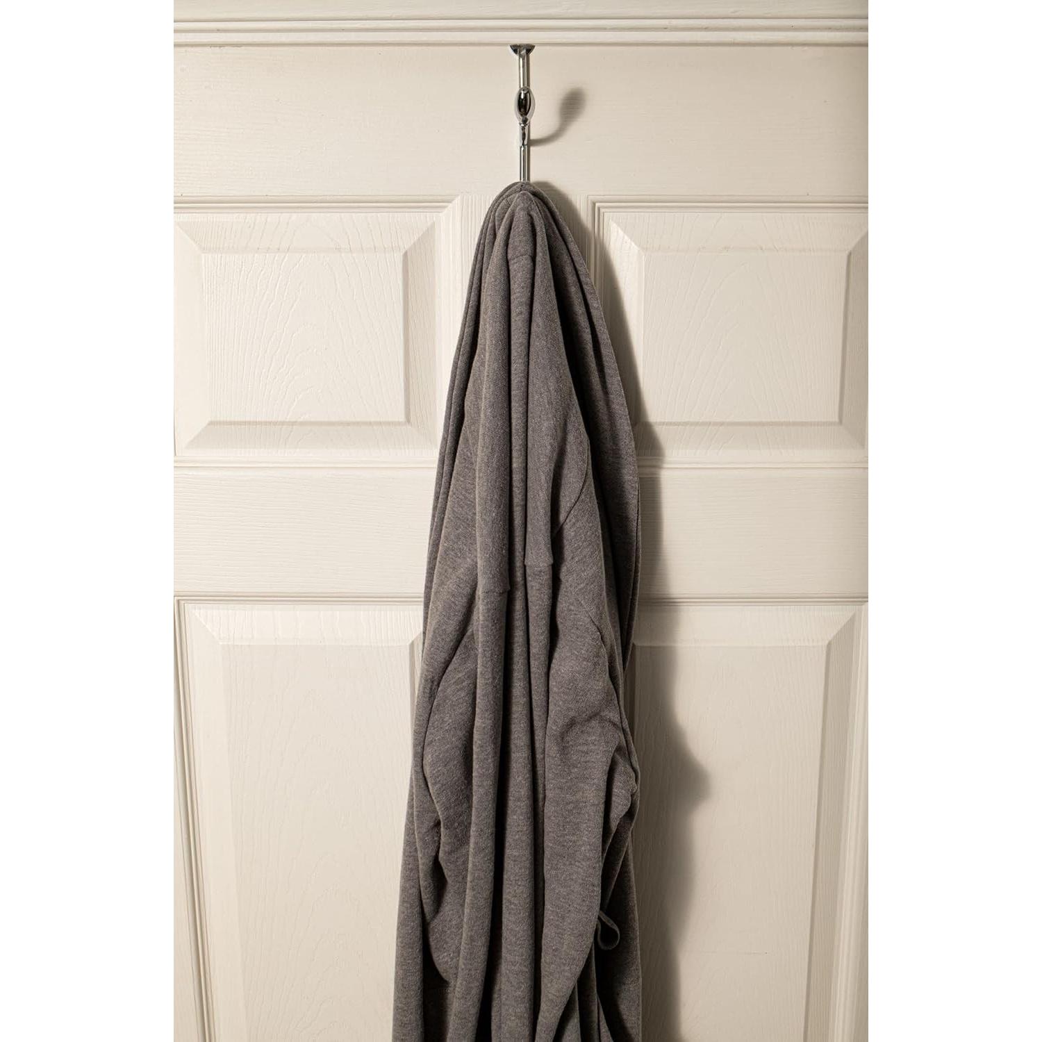 Gancho sobre puerta FantasHome 2 ganchos plata resistente