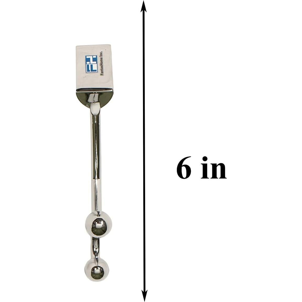 Gancho sobre puerta FantasHome 2 ganchos plata resistente