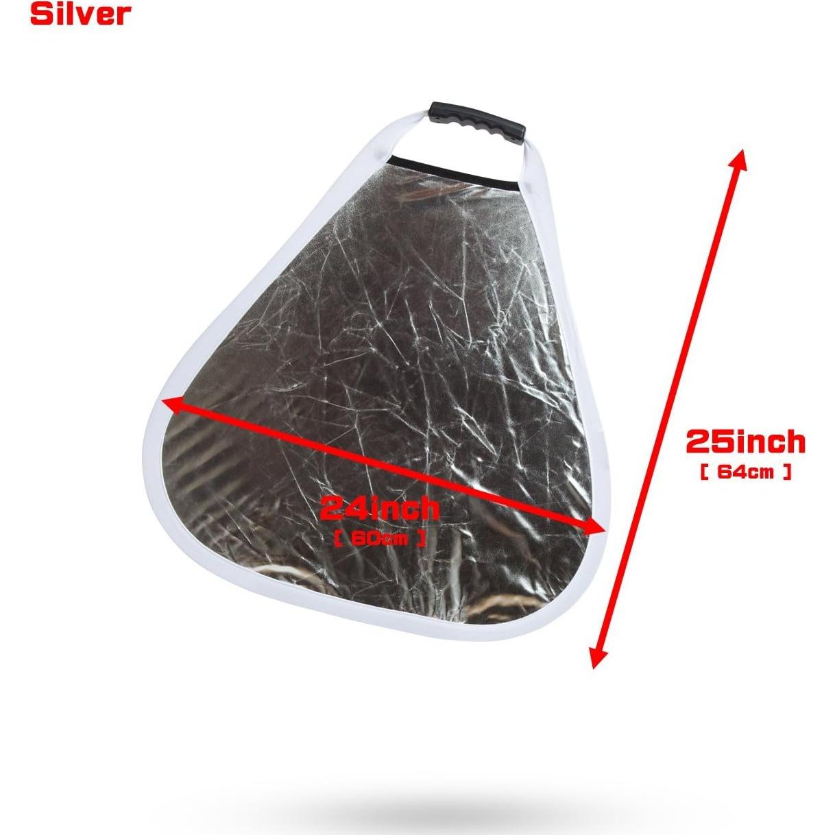 Reflector Triangular 2en1 UNPLUGGED STUDIO AC-034 63x60 cm