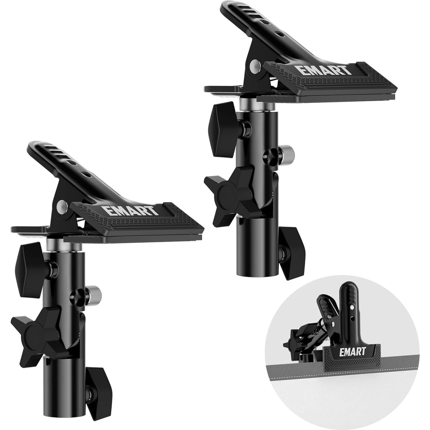 Soporte de Luz EMART 2.13 m Trípode Fotografía x2 + Reflector x2