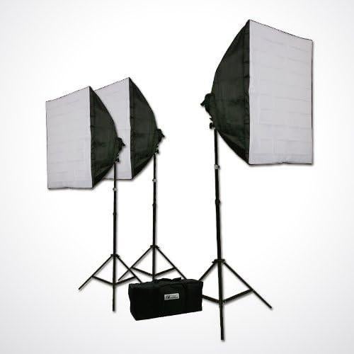 Kit de Estudio de Fotografía ePhoto H9004S3-69BWG 2400W