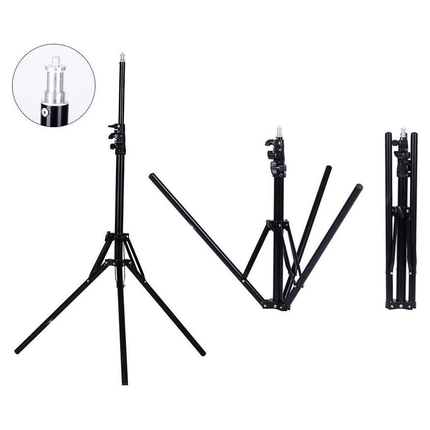 85"/7 Feet/200CM Photo Studio Video Film Portrait Photography Light Stand Tripod for Relfectors, Softboxes, Lights, Umbrellas, Backgrounds