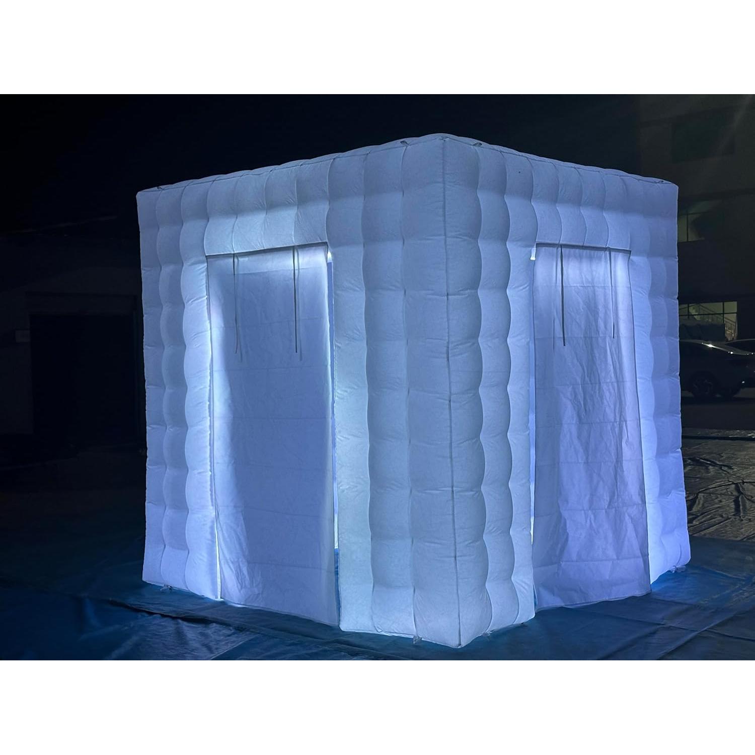 Cabina Fotográfica Inflable SAYOK 2.5x2.5m Blanca con Ventilador