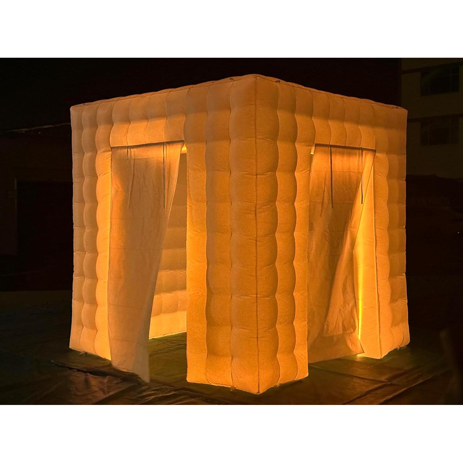 Cabina Fotográfica Inflable SAYOK 2.5x2.5m Blanca con Ventilador