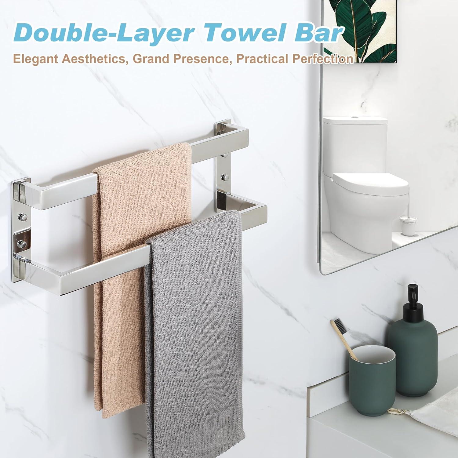 Barra de Toalla Alise GYT5040-C Acero Inoxidable 40.6 cm