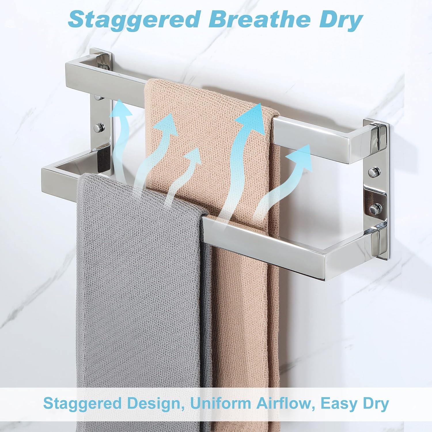 Barra de Toalla Alise GYT5040-C Acero Inoxidable 40.6 cm