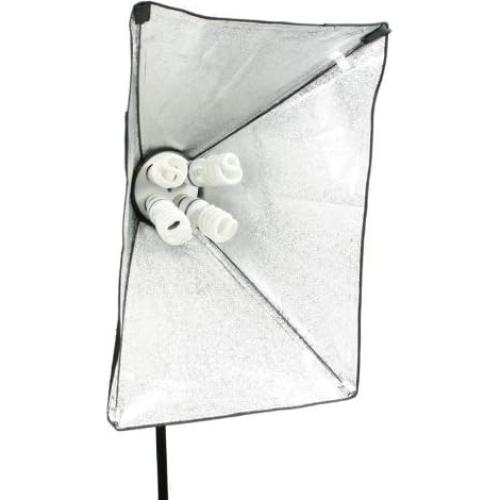 Kit de Iluminación de Estudio ePhoto H9004SB-69BWG con Fondos