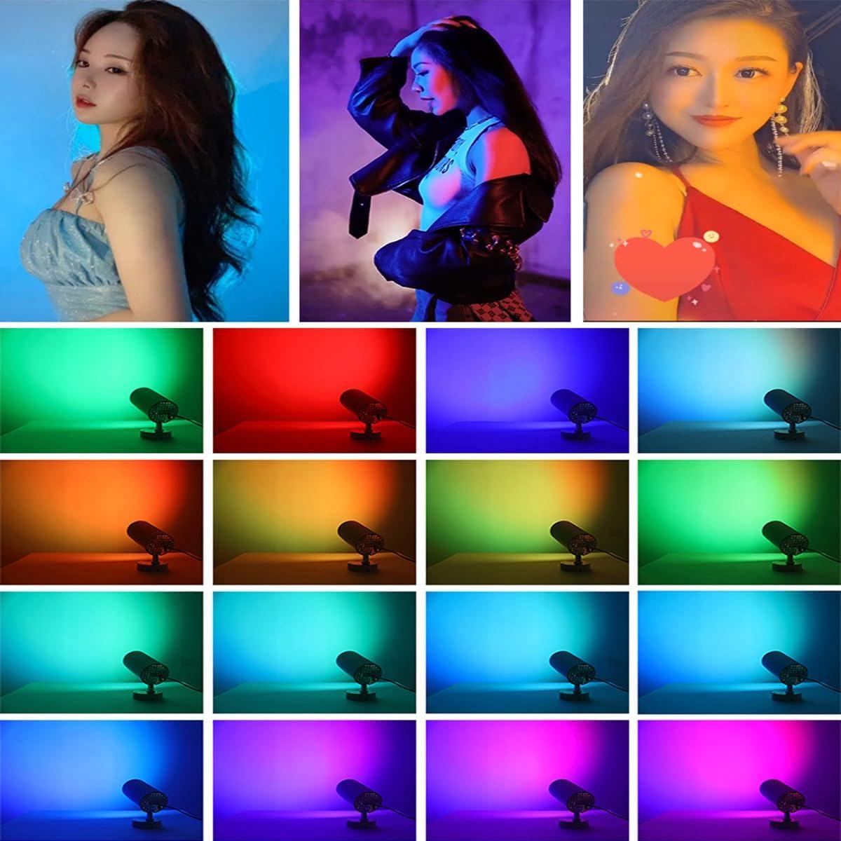 Foco LED RGB Peanutech VL02 para Fotografía y Video 30W