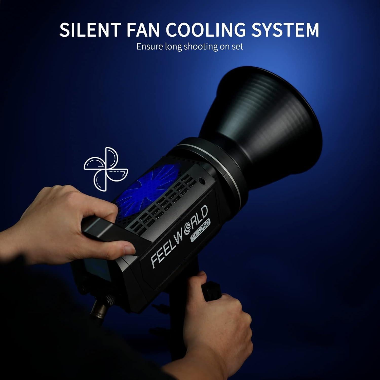 Luz de Estudio de Video FEELWORLD FL225D 225W 5600K CRI96+