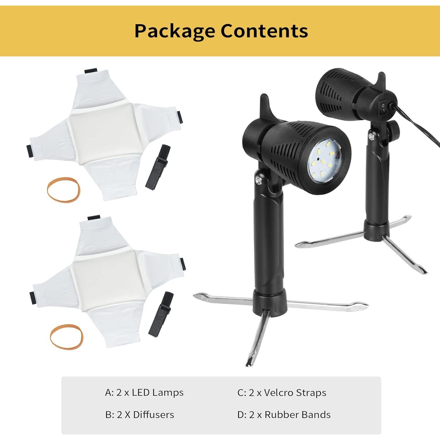 Kit de Iluminación Fotográfica Meking Softbox 2 Piezas 2700K