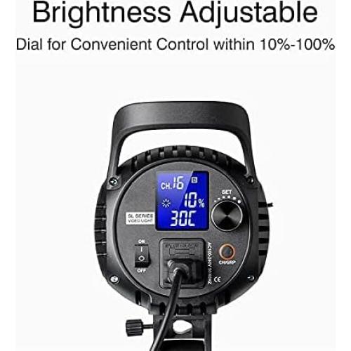 Luz de Video LED Godox SL-60W 60W CRI95+ 5600K Ajustable