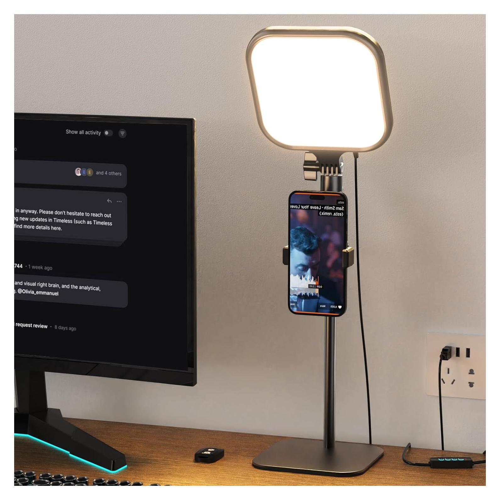 Iluminación UBeesize para Videoconferencias con Soporte