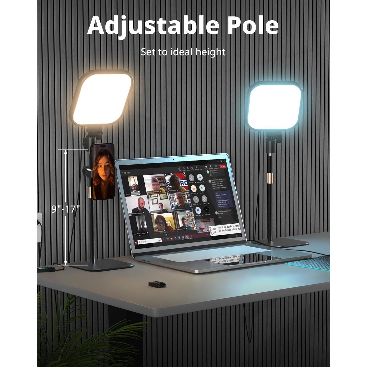 Iluminación UBeesize para Videoconferencias con Soporte