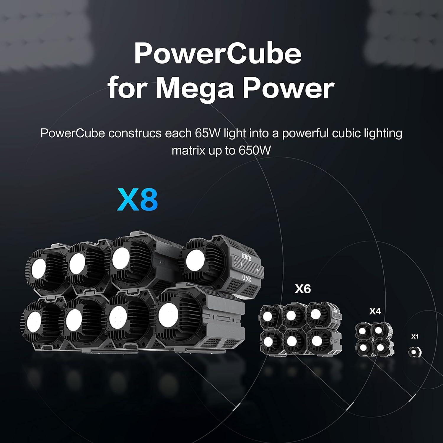 Luz LED de Video COLBOR CL60R 65W RGBWW 2700K-6500K