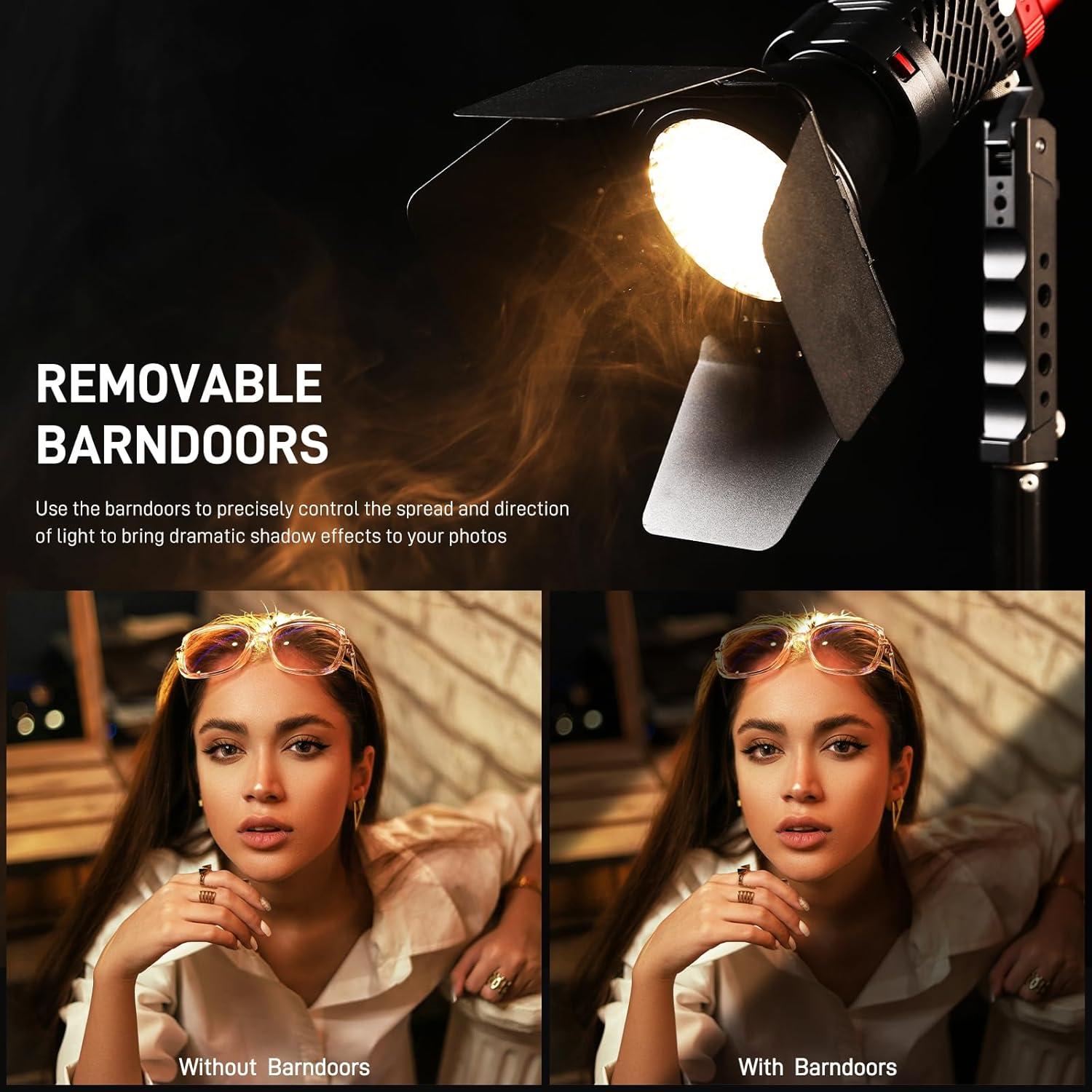 GVM PD60B Luz de Video 60W Bi-Color Portátil CRI97+ 2700-6800K