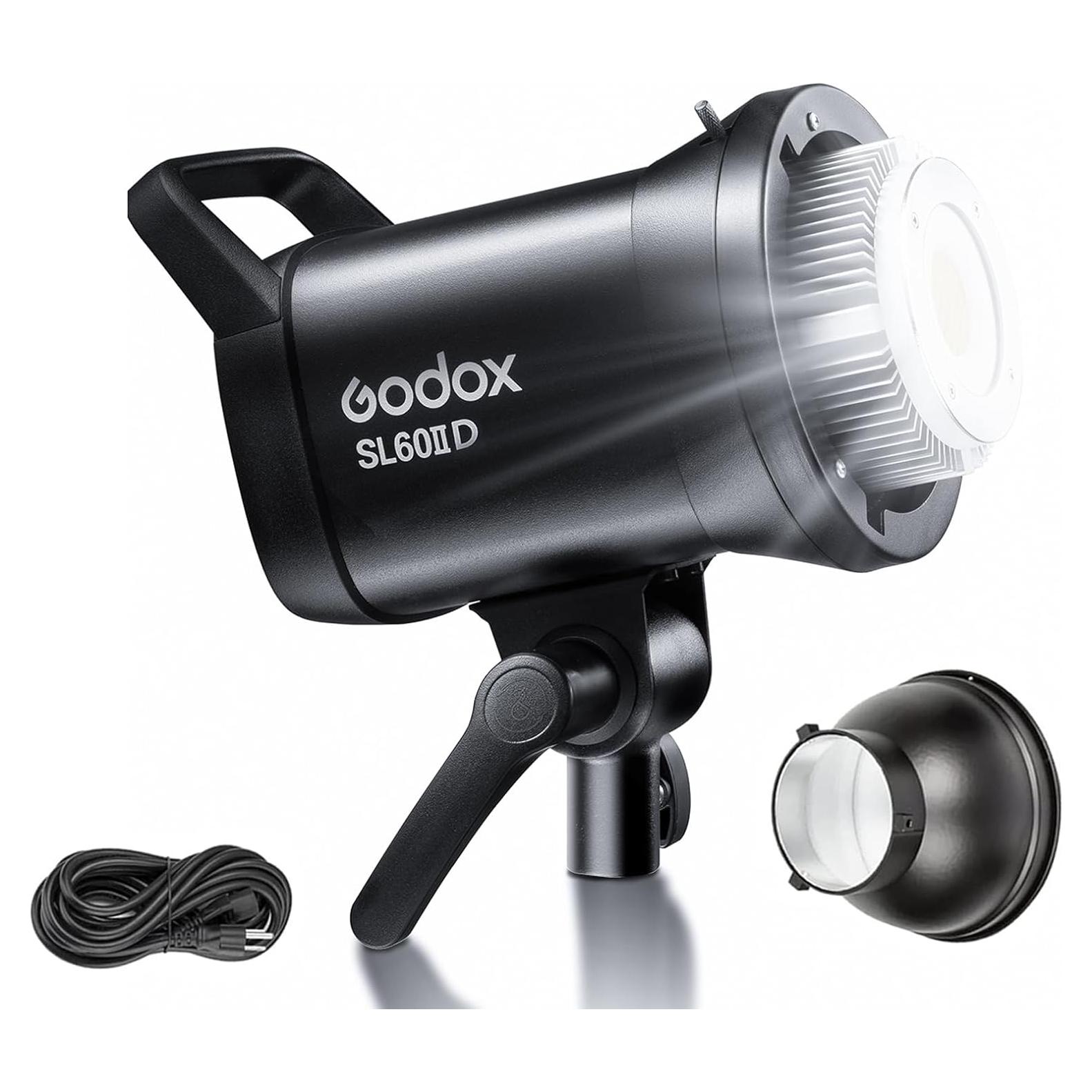 Luz LED de Video Godox SL60IID 60W, 8 Efectos, 5600K-3200K