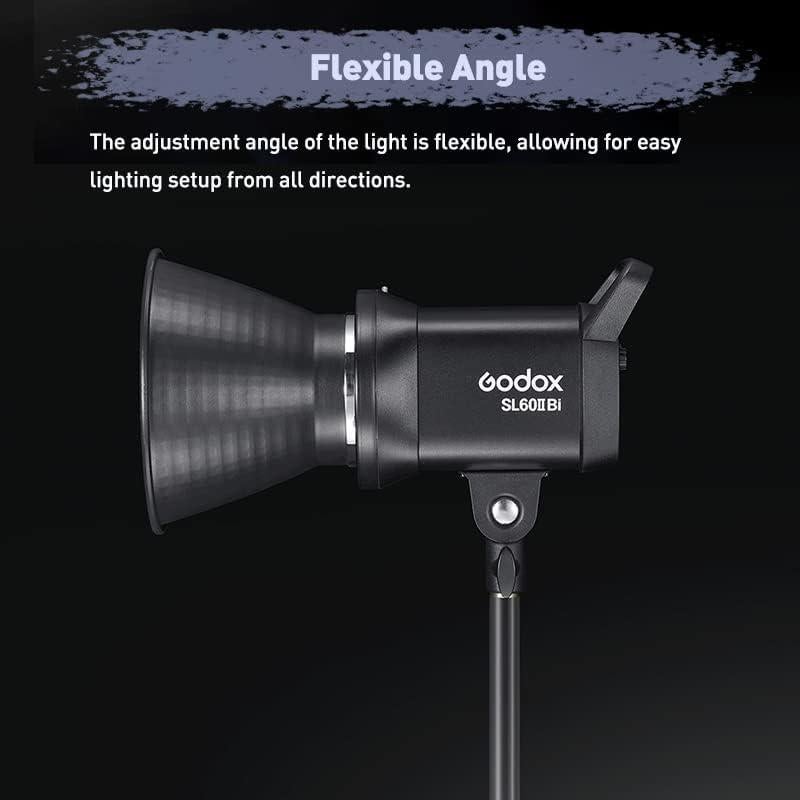 Luz LED de Video Godox SL60IID 60W, 8 Efectos, 5600K-3200K