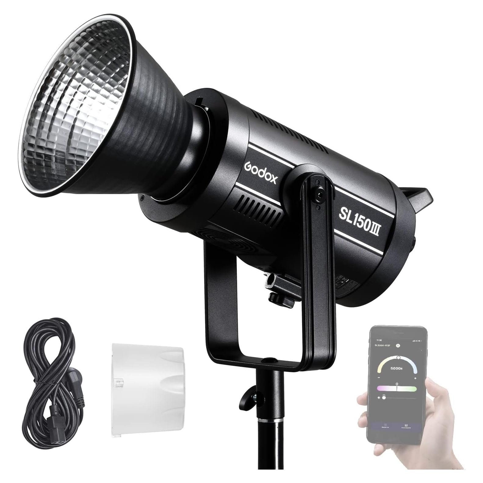 Luz de Video LED Godox SL-150III 5600K-1200K CRI96+