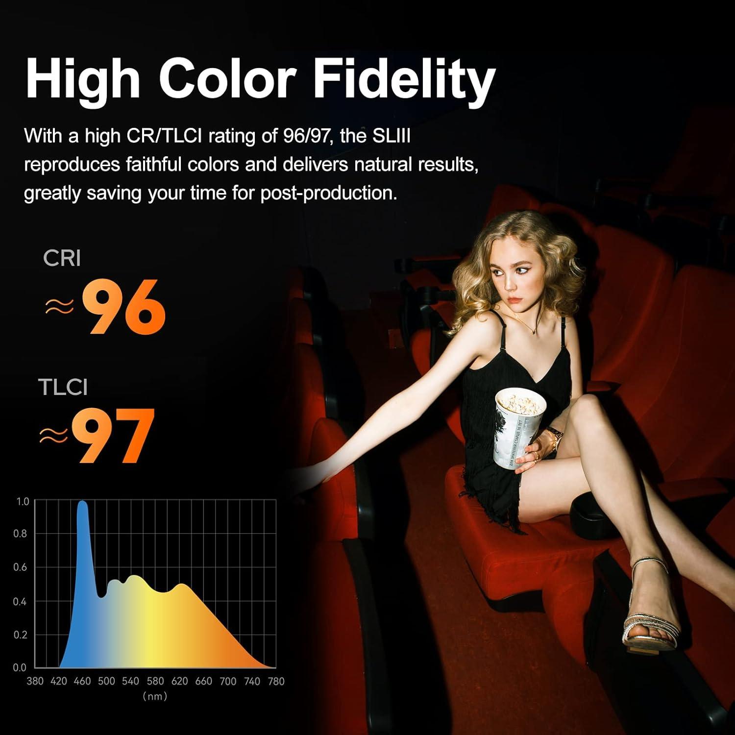 Luz de Video LED Godox SL-150III 5600K-1200K CRI96+