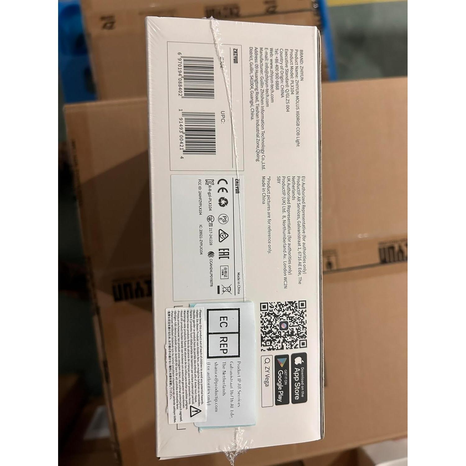 Luz de Video RGB ZHIYUN Molus X60 60W Portátil CRI 95