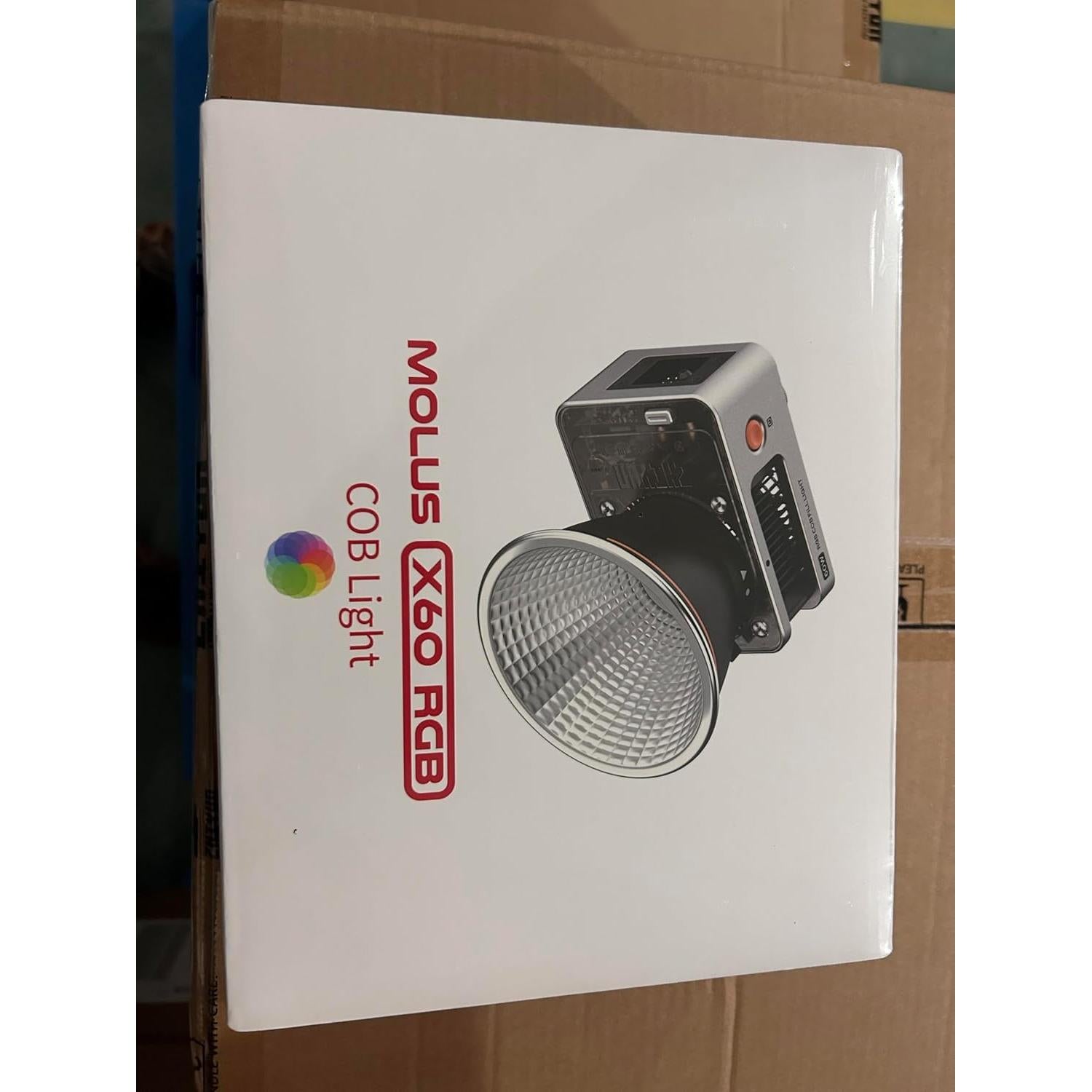 Luz de Video RGB ZHIYUN Molus X60 60W Portátil CRI 95