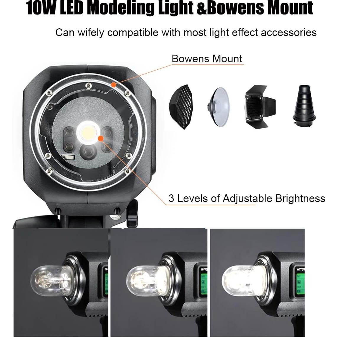 Flash Estroboscópico Godox AD600BM 600Ws Montura Bowens