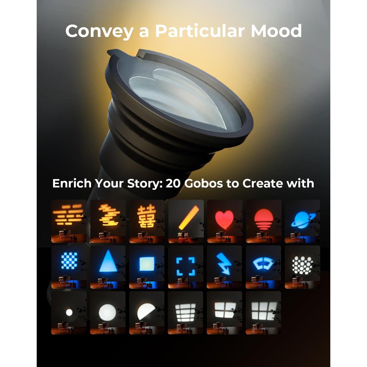 Linterna Fotográfica RGB LED SmallRig RF10C 7500mAh Aluminio