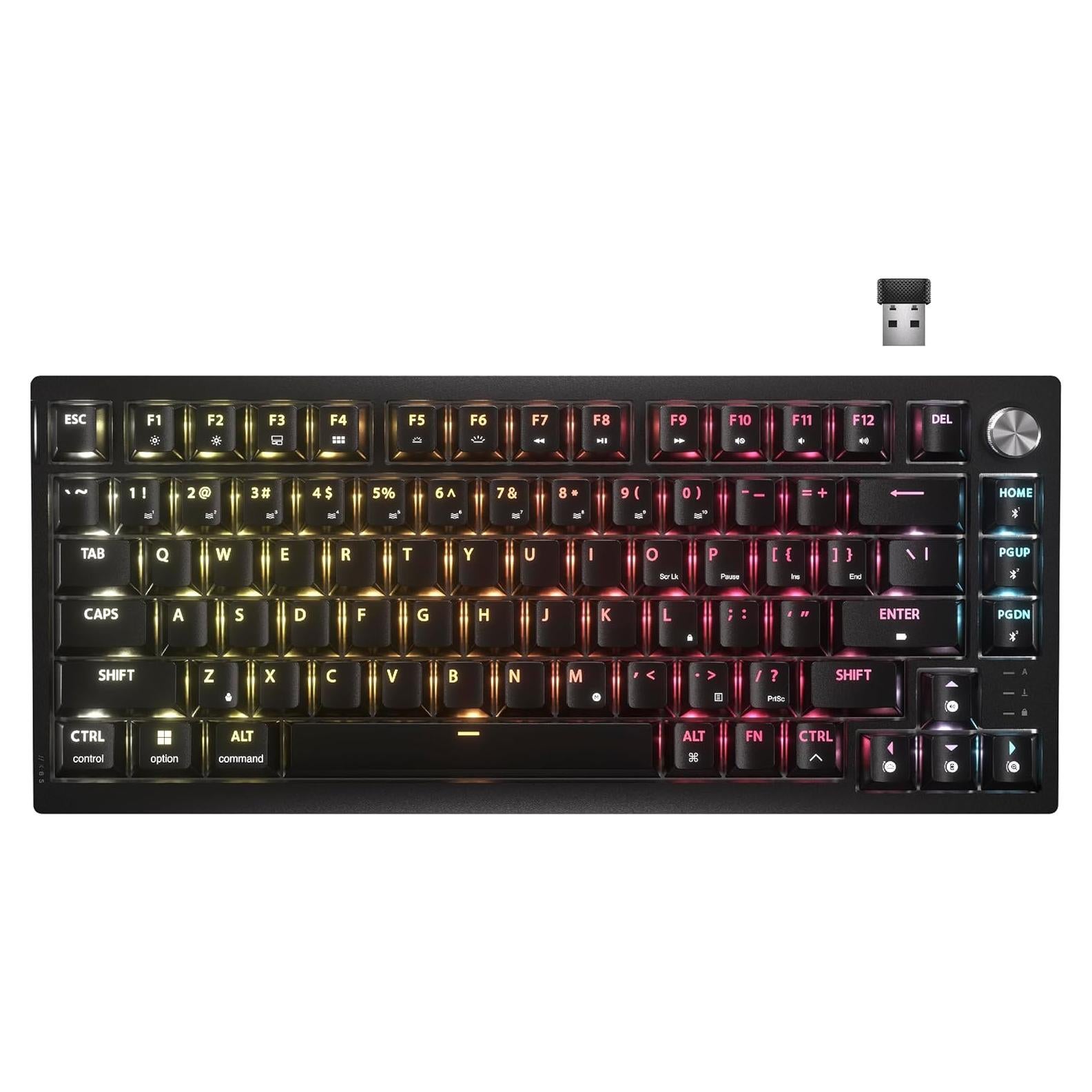 Teclado Mecánico Corsair K65 Plus Inalámbrico 75% RGB
