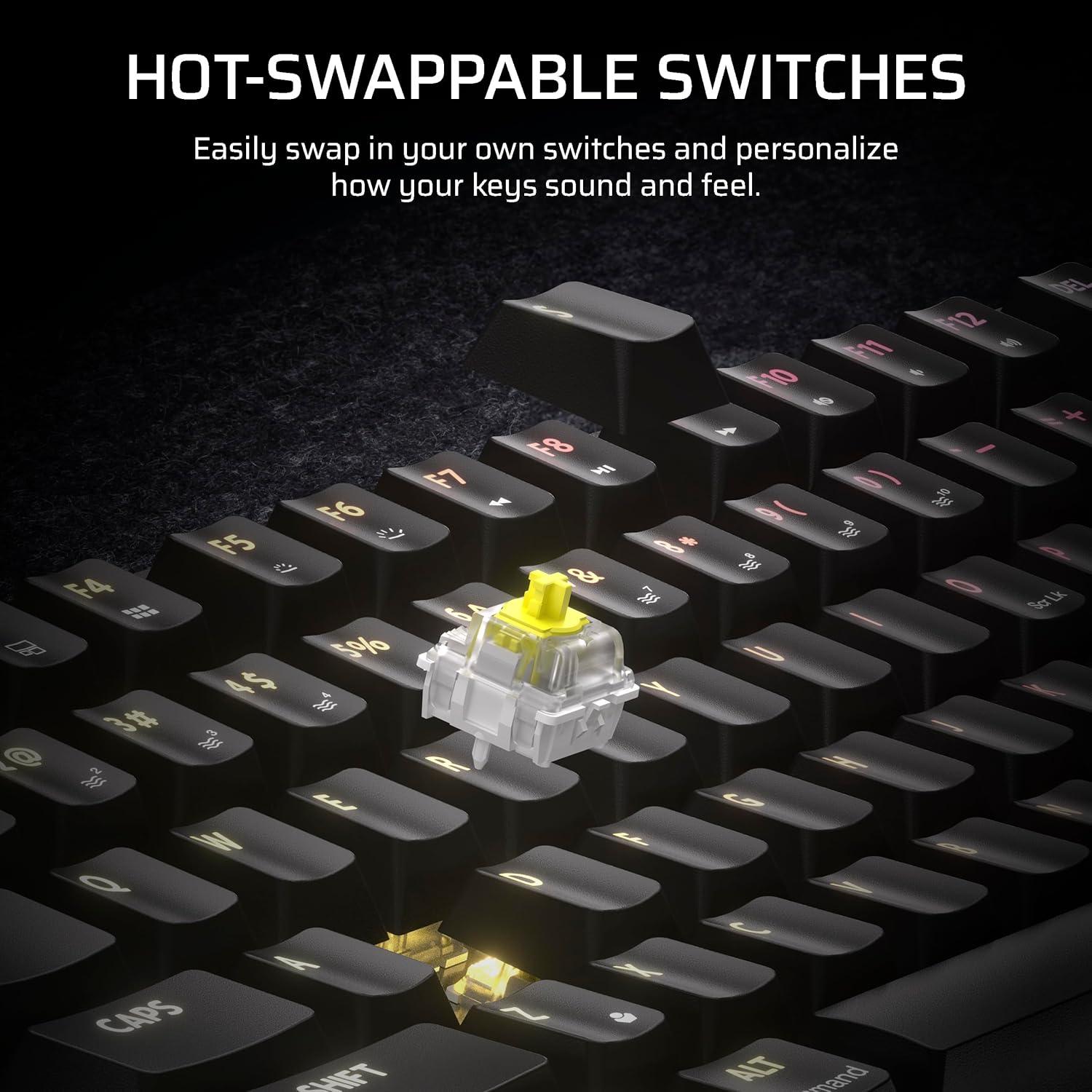 Teclado Mecánico Corsair K65 Plus Inalámbrico 75% RGB