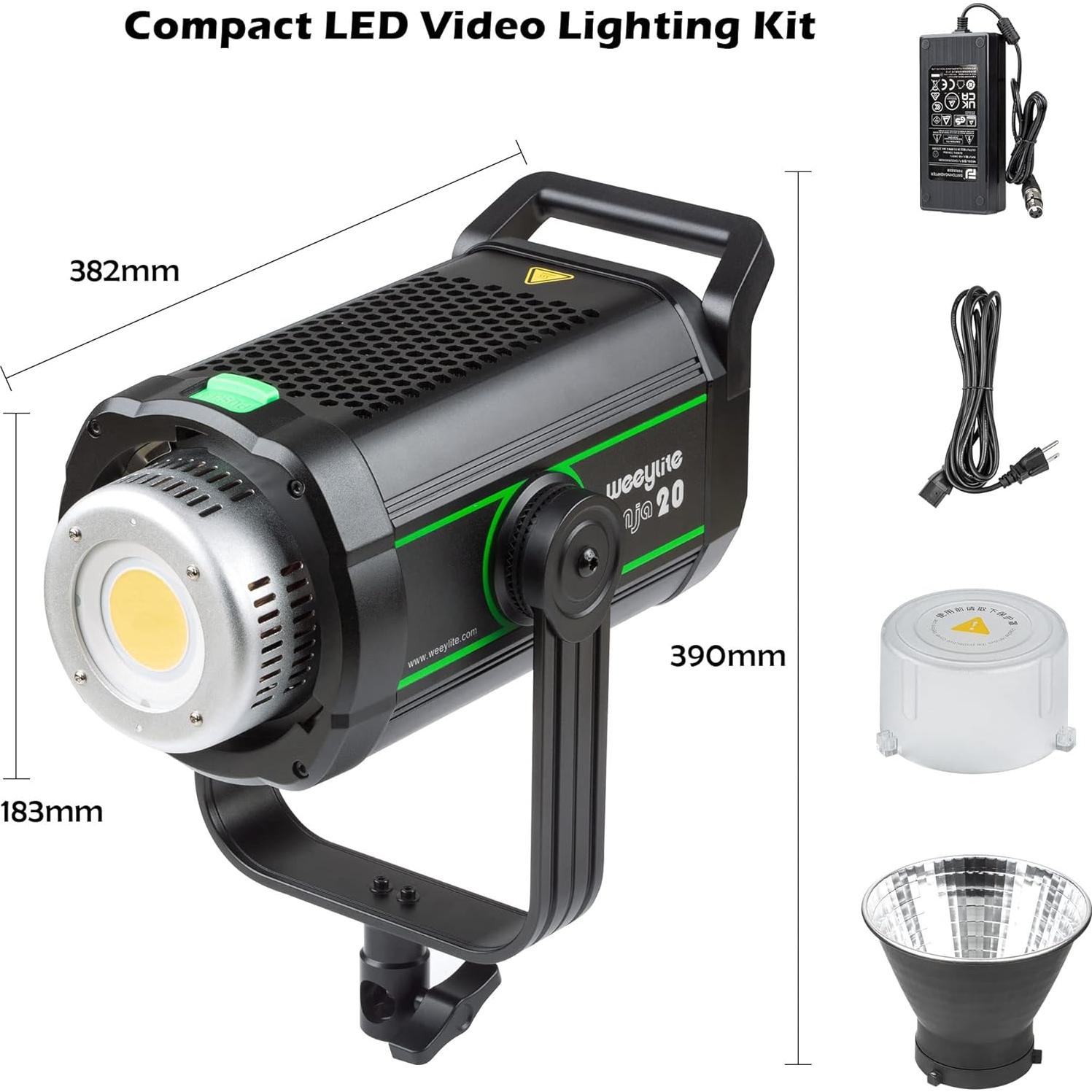 Weeylite Luz Estroboscópica 200W 5600K para Fotografía y Video