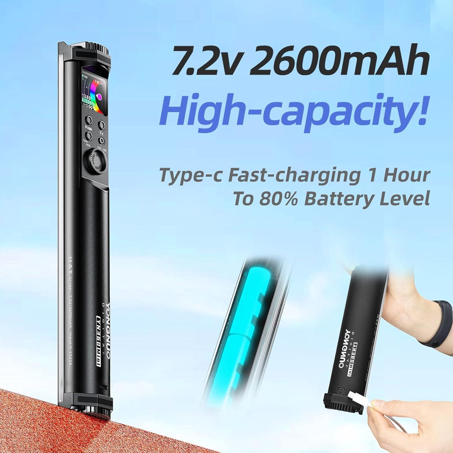 Varita de Luz LED RGB YONGNUO YN360mini con Control APP