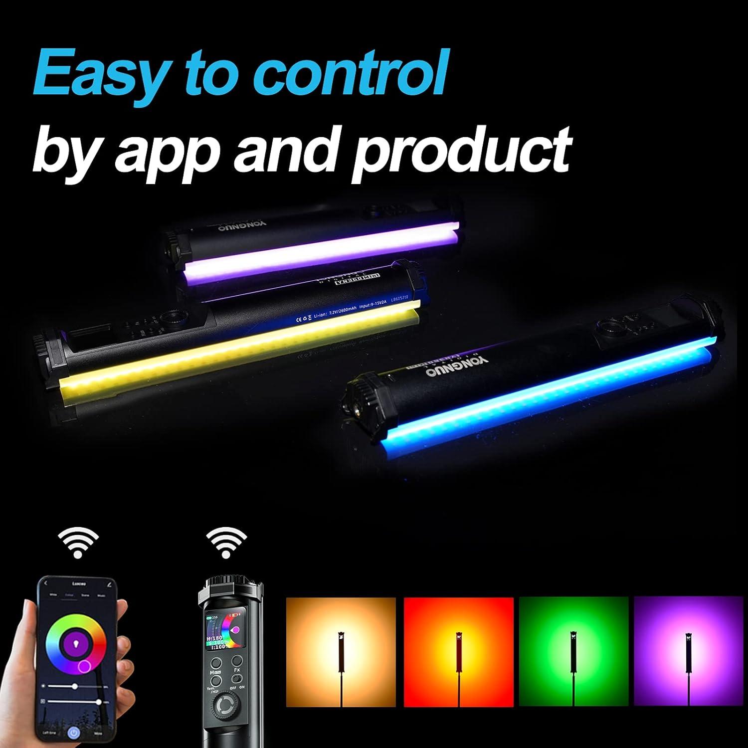 Varita de Luz LED RGB YONGNUO YN360mini con Control APP