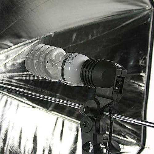 Kit de Estudio Fotográfico ePhoto ULSDK3SV con 3 Luces