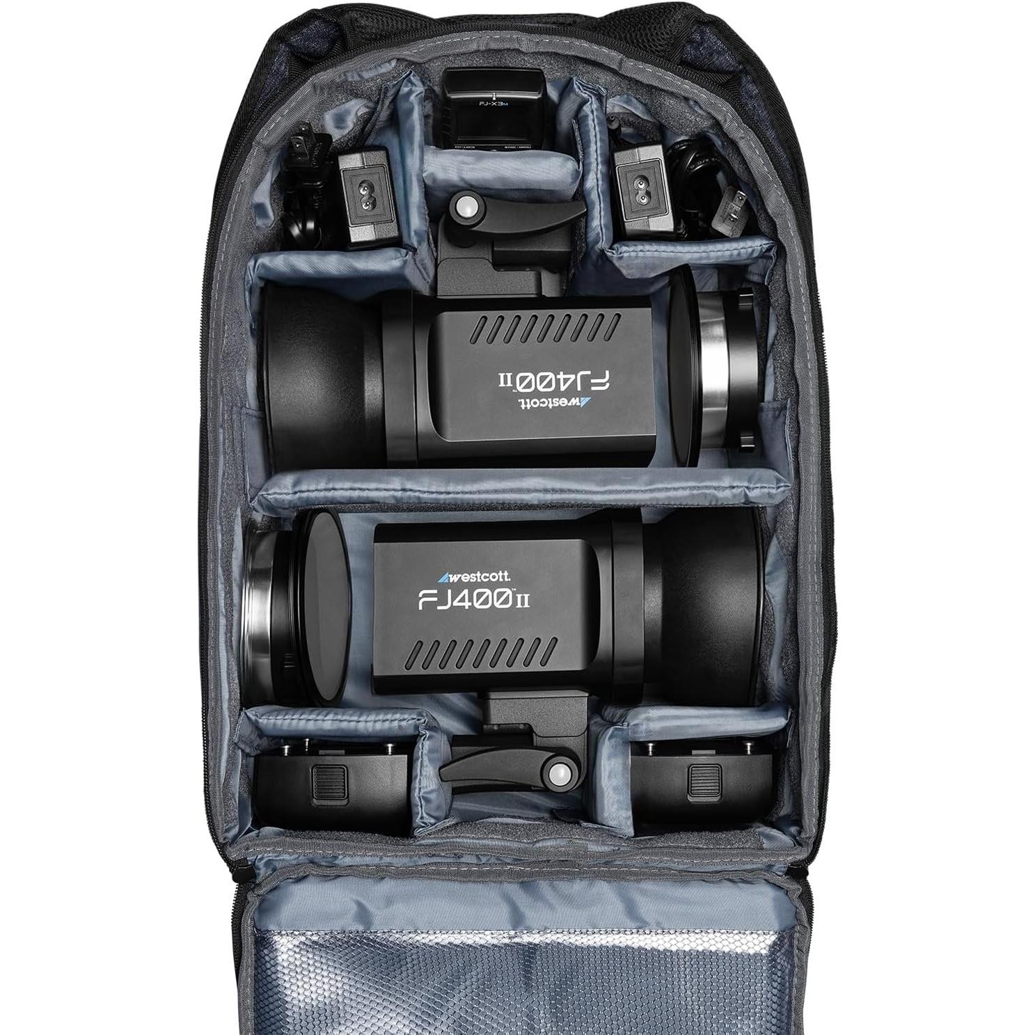 Kit de Mochila con 2 Estroboscopios Westcott FJ400 II 400Ws