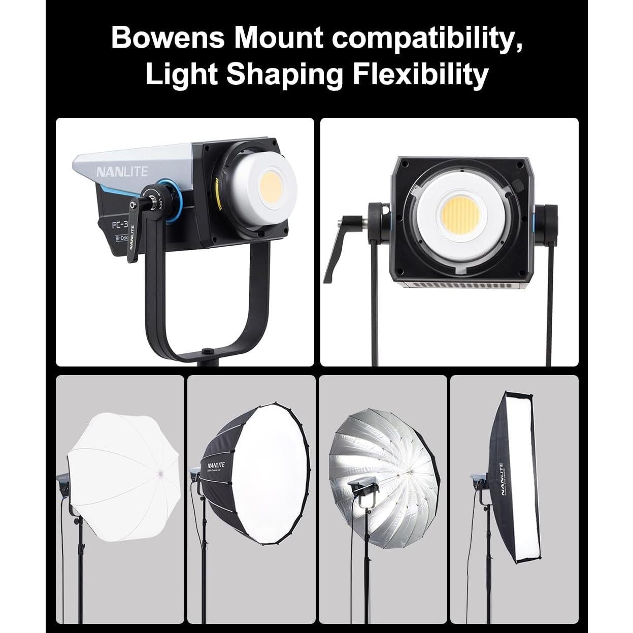 Foco LED Bi-Color Nanlite FC-300B 350W 2700K-6500K