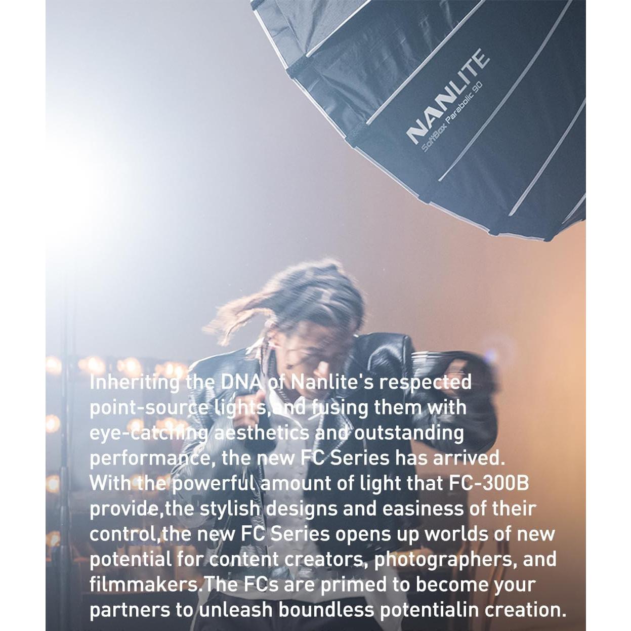 Foco LED Bi-Color Nanlite FC-300B 350W 2700K-6500K