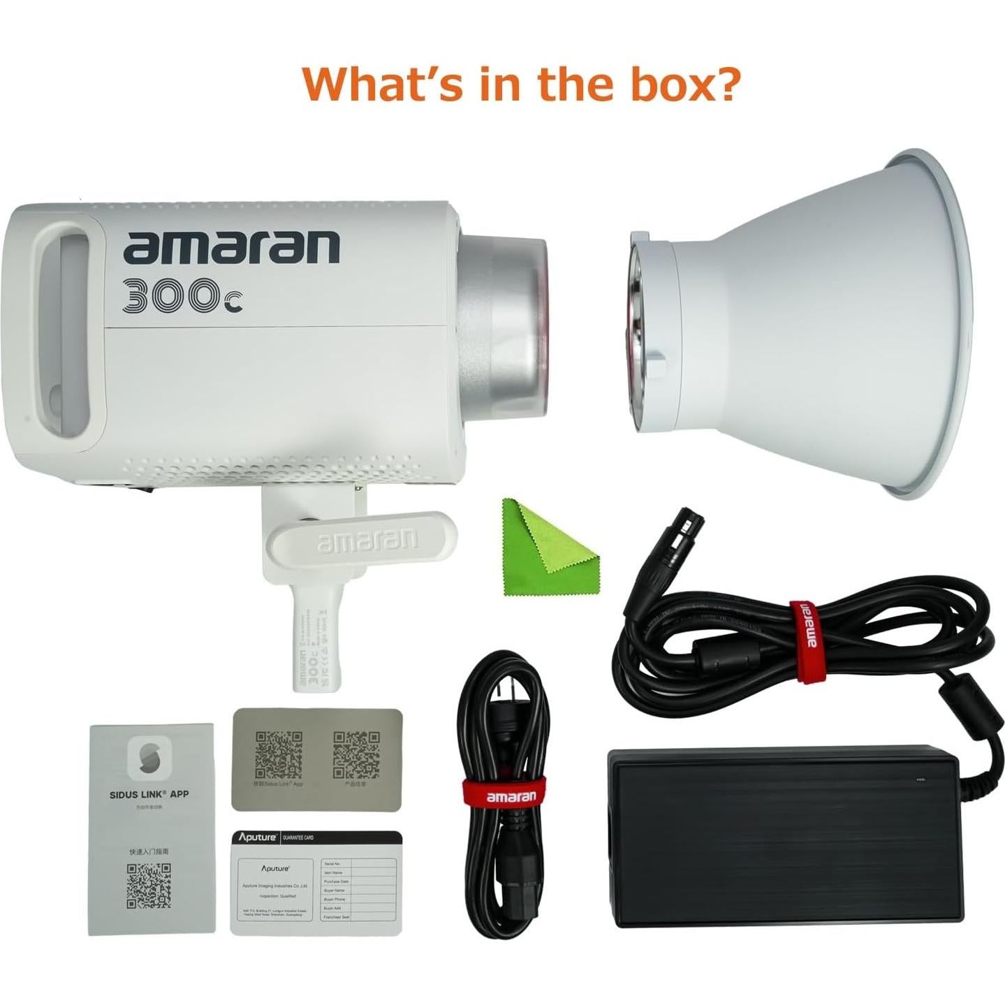 Aputure Amaran 300C Luz LED 300W RGB CCT 2500K-7500K