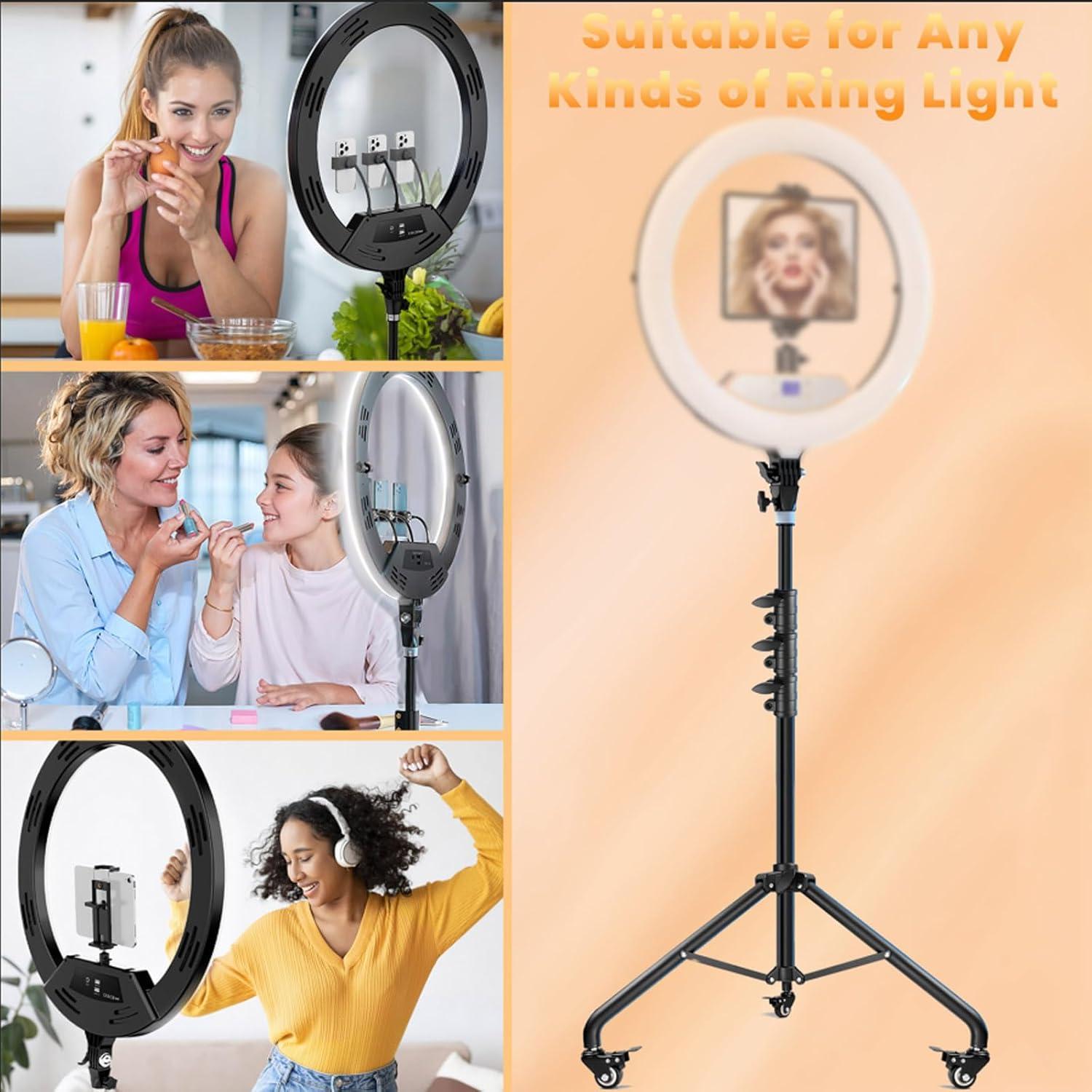 Soporte de Trípode MACTREM para Anillo de Luz 190.5 cm