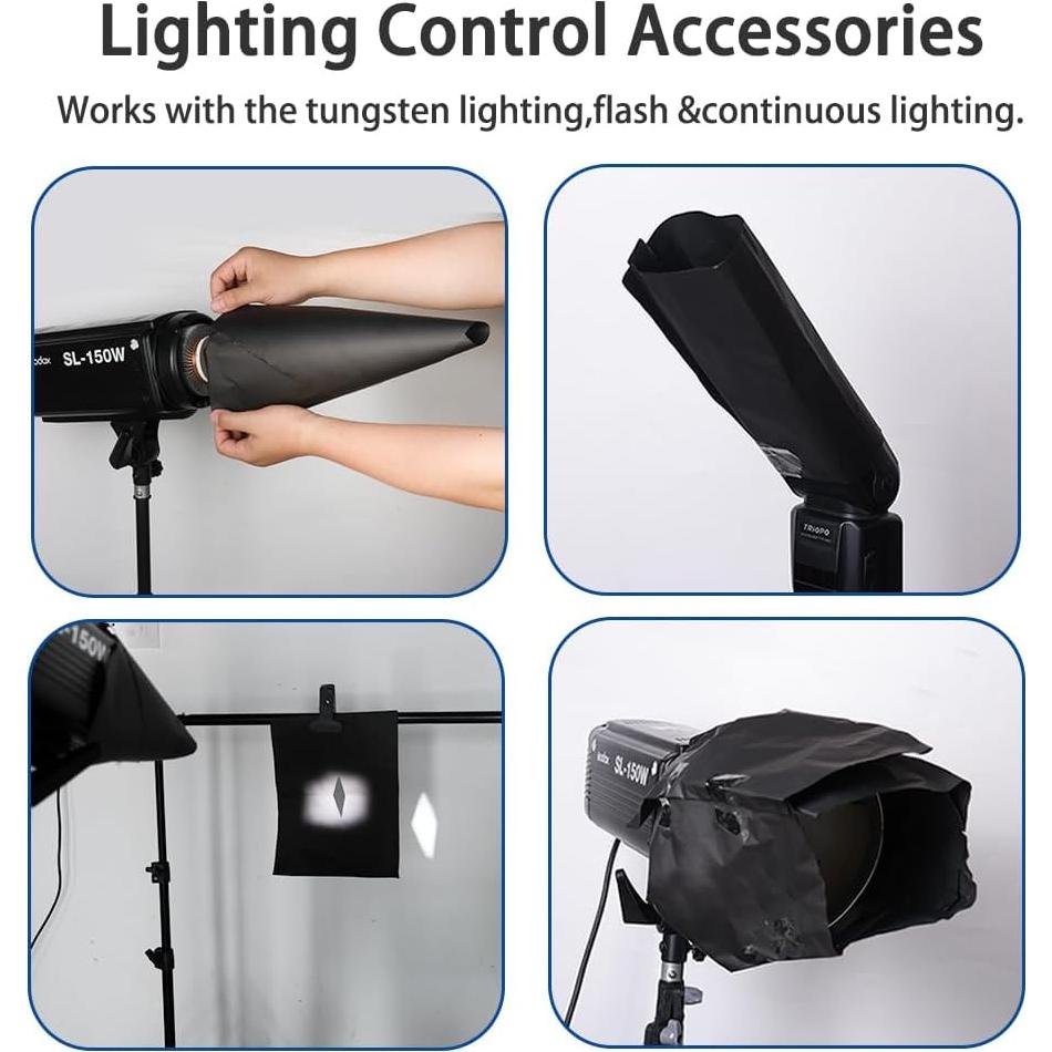 Rollo de Foil Negro Mate 30.48 cm x 5.99 m para Fotografía