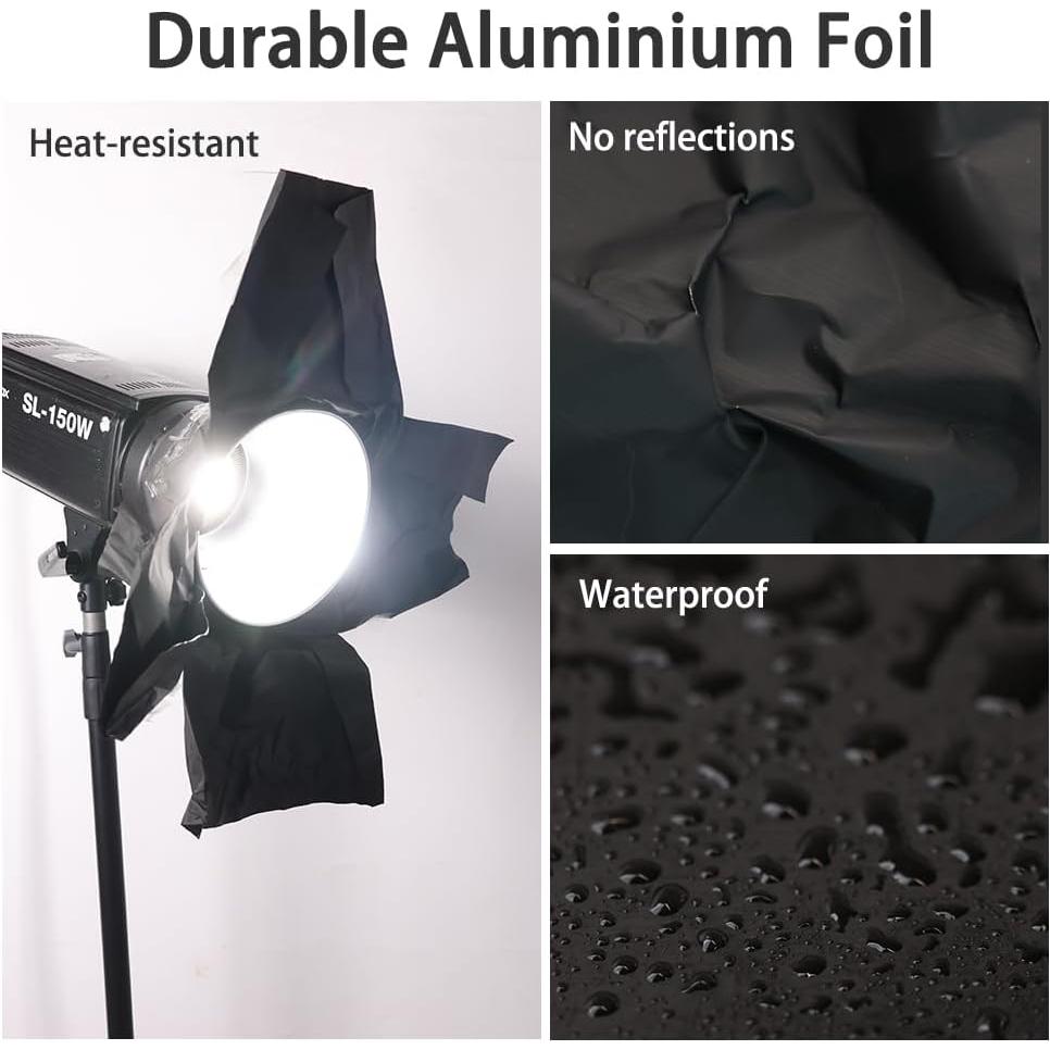 Rollo de Foil Negro Mate 30.48 cm x 5.99 m para Fotografía