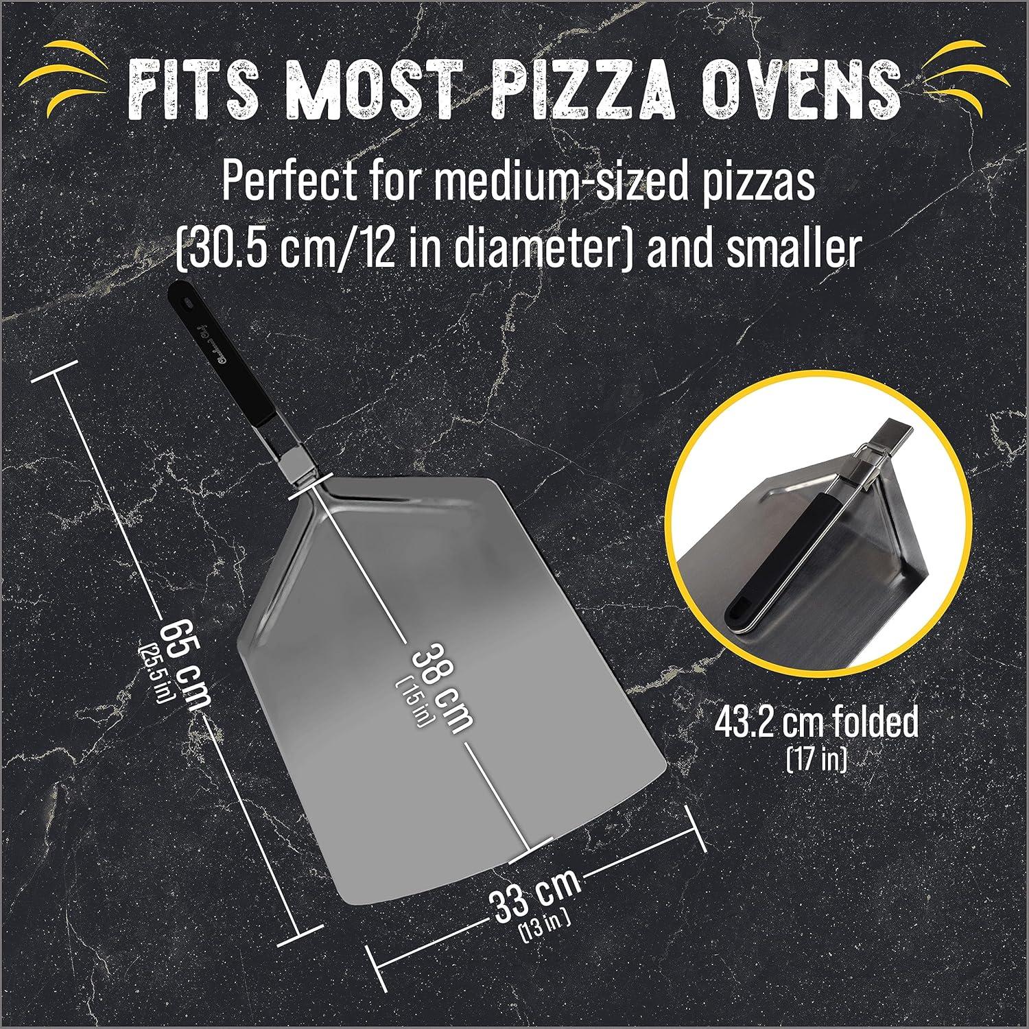 Pala para Pizza Checkered Chef 33x38 cm Acero Inoxidable