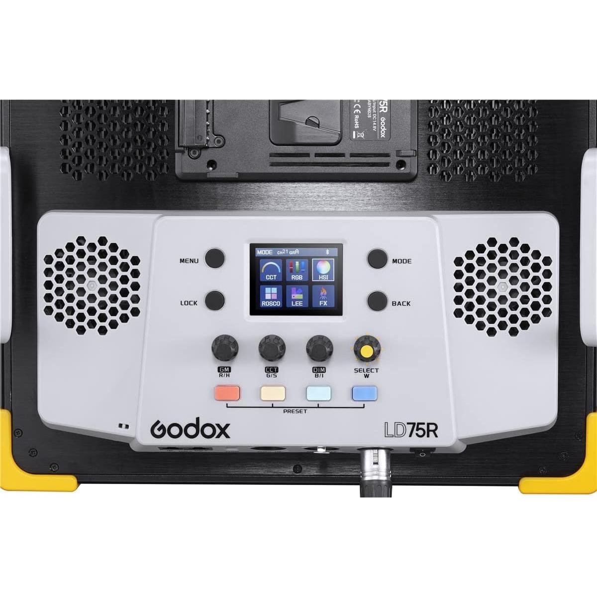 Godox LD75R Luz de Panel RGB 45x45cm 7kg CRI 96 TLCI 97