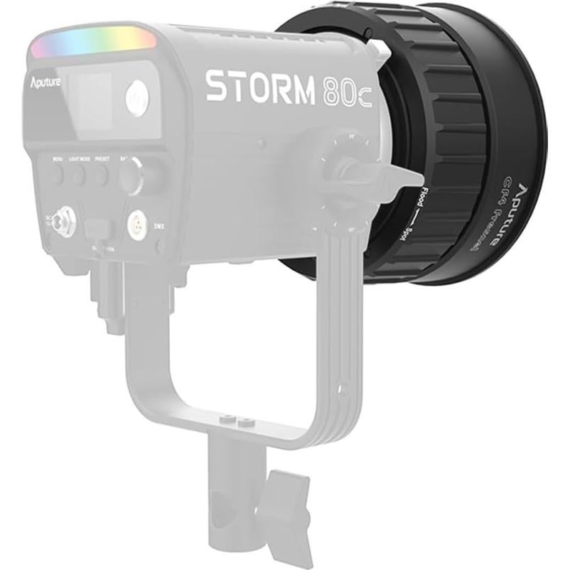 Fresnel Aputure CF4 para STORM 80c, Intensificador de Luz Compacto